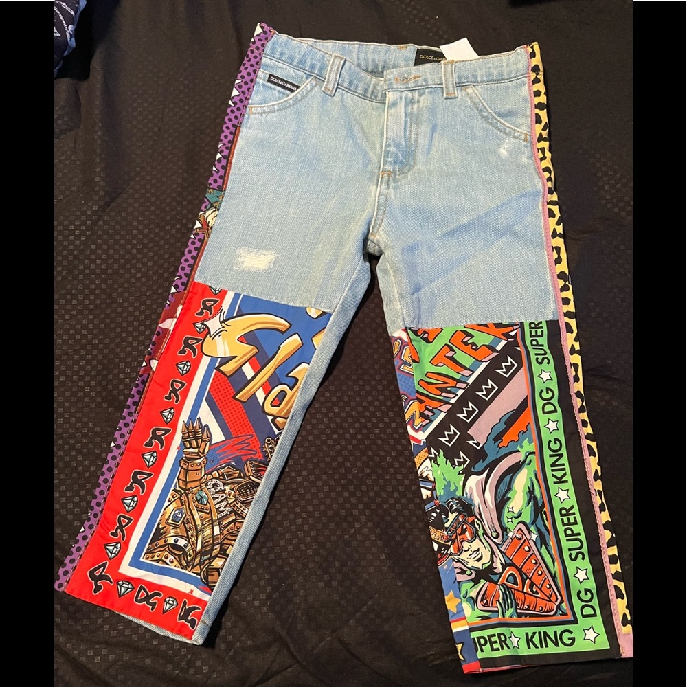 Kids Dolce & Gabbana denim pants